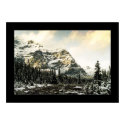 Mountain and Creek Scene posters
