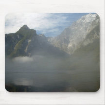 Mountain and lake mouse pads