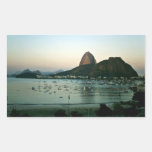 Mountain and Ocean Rectangle Sticker