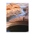 mountain and  river postcards