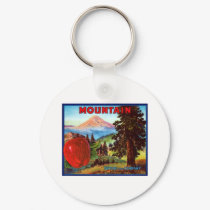 Mountain Apples Portland Oregon keychains by AllVintage Mountain Apples Portland Oregon keychains
