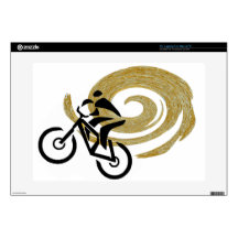 MOUNTAIN BIKE ASCENT LAPTOP DECAL