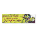 Mountain Bike Bumber Sticker bumper stickers
