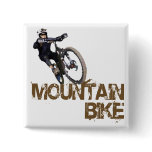 Mountain Bike Pinback Buttons