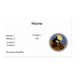 mountain bike chain sprocket design business cards