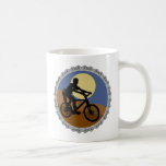 mountain bike chain sprocket design mugs