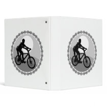 mountain bike chain sprocket grayscale vinyl binder