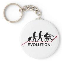 Mountain Bike Evolution Key Chain