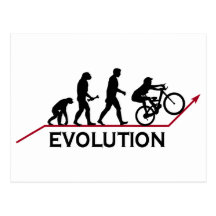 Mountain Bike Evolution Post Cards