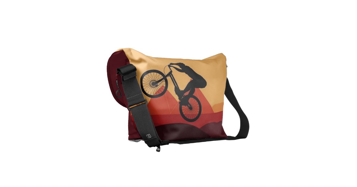 Mountain Bike Messenger Bag Zazzle