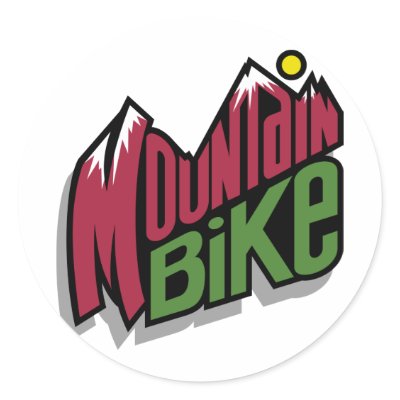 Mountain Bike Shops Online on Mountain Bike Round Sticker From Zazzle Com