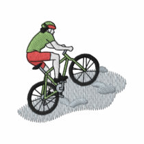 Mountain Biker embroidered shirts by ZazzleEmbroidery Mountain Biker embroidered shirts