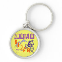 Mountain Biker Keychain