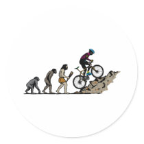 Mountain Biker Sticker