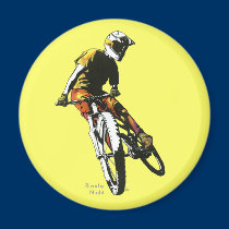 Mountain Biker v.2 magnets