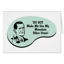 Mountain Biker Voice Card