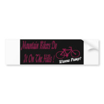 Mountain Bikers Bumper Stickers