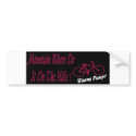 Mountain Bikers bumper stickers