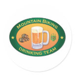 Mountain Biking Drinking Team Sticker