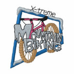 Mountain Biking Embroidered Track Jacket