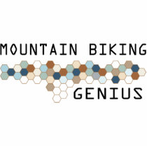 Mountain Biking Genius photo sculptures