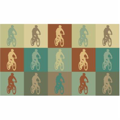 Mountain Biking Pop Art Photo Cutout by 1000suns