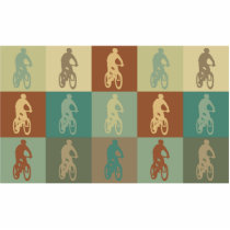Mountain Biking Pop Art photo sculptures