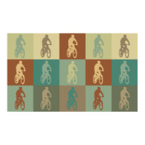 Mountain Biking Pop Art posters
