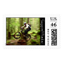 Mountain Biking postage by kcparks Mountain Biking postage