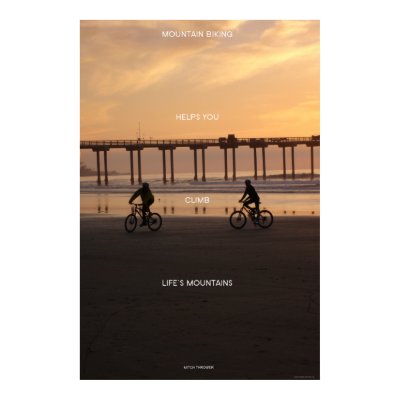 Mountain Biking Posters by mitchthrower