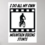Mountain Biking Stunts Poster