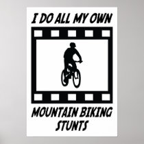 Mountain Biking Stunts Poster