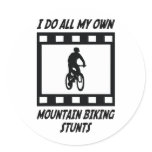 Mountain Biking Stunts Sticker