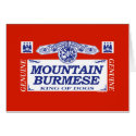 Mountain Burmese cards