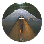 Mountain Canoe Fishing stickers