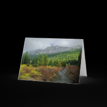 Mountain card with quote