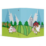 Mountain Cattle Ranch 3 Ring Binder