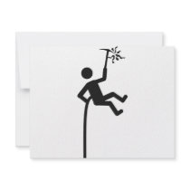 mountain climber icon custom announcement