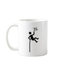 mountain climber icon coffee mugs