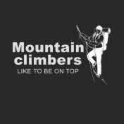 mountain climbers like to be on top