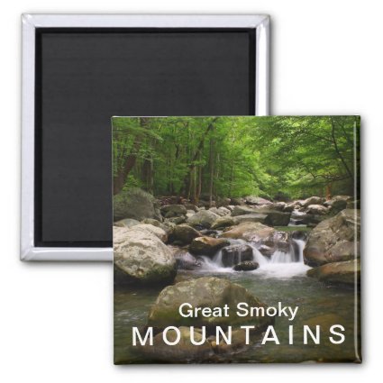 Mountain creek / river - Great Smoky Mountains Refrigerator Magnets