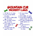 MOUNTAIN CUR Property Laws 2 t-shirts