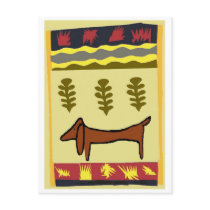 Mountain Dachshund postcards