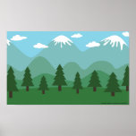 Mountain Forest Posters