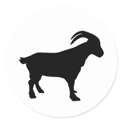 Mountain goat sticker