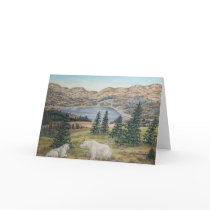 Mountain Goats Wildlife Art Cards