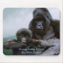 MOUNTAIN GORILLA Art mousepads by RavenSpiritPrints MOUNTAIN GORILLA Art mousepads