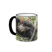 Mountain Gorilla Mug by YourSafariExpert Mountain Gorilla Mug
