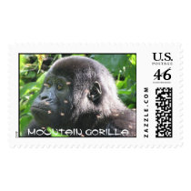 Mountain Gorilla postage by catdogdz Mountain Gorilla postage