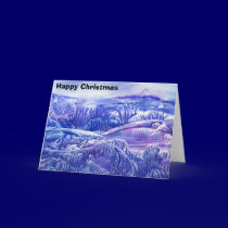 Mountain, Happy Christmas cards